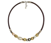 Collana Misani Donna in Oro giallo Perla C2033 - C2033